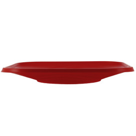 Assiette Plastique PP "X-Table" Rouge 230mm (120 Utés)