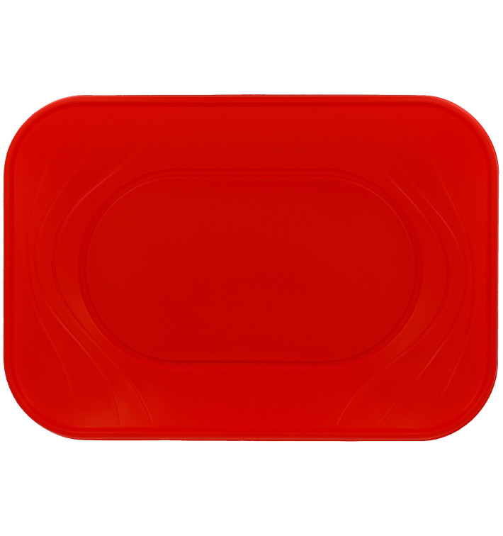 Plateau Plastique PP "X-Table" Rouge 330x230mm (2 Utés) Plateau Plastique PP "X-Table" Rouge 330x230mm (2 Utés)