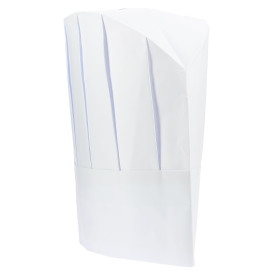 Toque Cuisinier Continental Papier Blanc (10 unités)