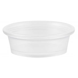 Pot à Sauce Plastique PP Trans. 15ml Ø4,8cm (125 Utés)
