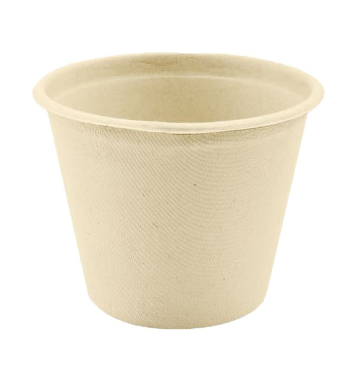 Pot en Canne à Sucre Naturel Ø114mm 500ml (50 Utés) Pot en Canne à Sucre Naturel Ø114mm 500ml (50 Utés)