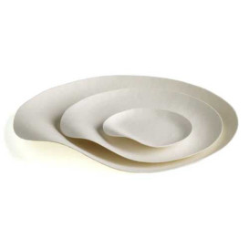 Assiette Wasara Biodégradable Maru L (50 Utés)