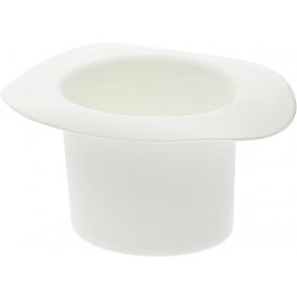 Chapeau Dégustation"Hot Form" Blanc PP 60ml (144 Utés)