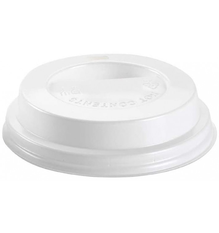 Couvercle Perforé Plastique PS Blanc Ø8,0cm (1.000 Utés)