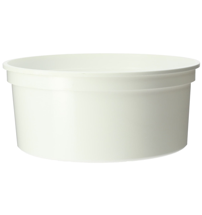 Pot en Plastique Blanc 350 ml Ø11,5cm (50 Utés)