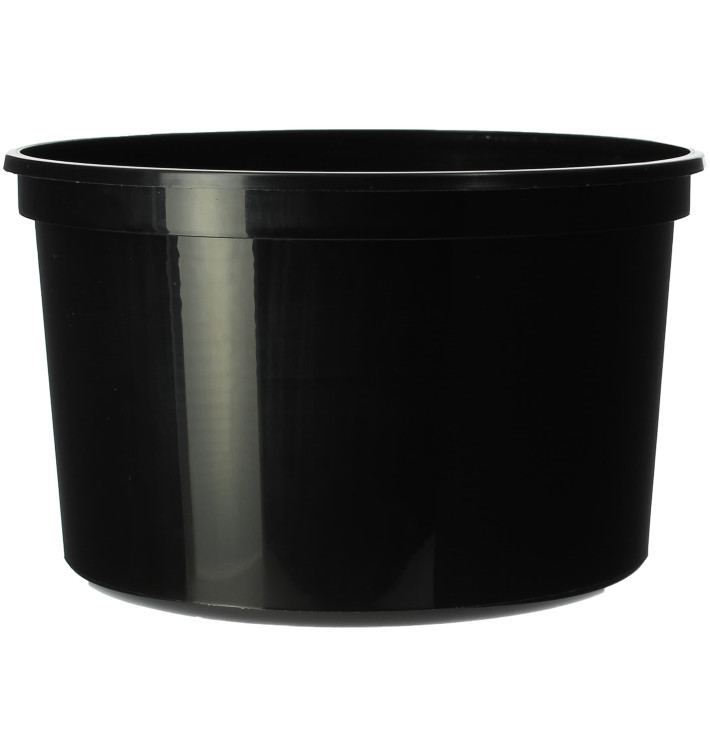 Pot en Plastique Noir 500cc Ø11,5cm (500 Unités) Pot en Plastique Noir 500cc Ø11,5cm (500 Unités)