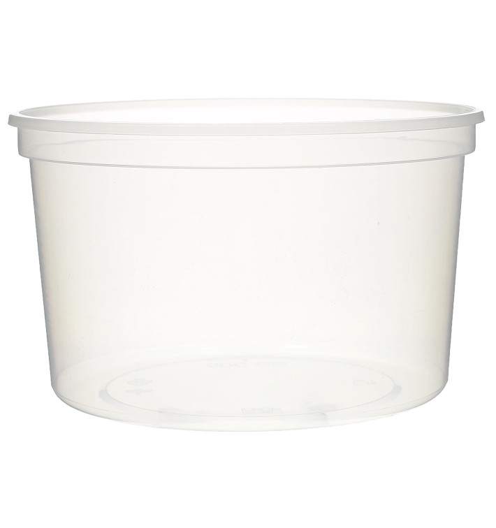 Pot en Plastique Transparent 500ml Ø11,5cm (50 Utés) Pot en Plastique Transparent 500ml Ø11,5cm (50 Utés)