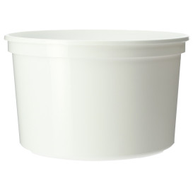 Pot en Plastique Blanc 500ml  Ø11,5cm (50 Utés)