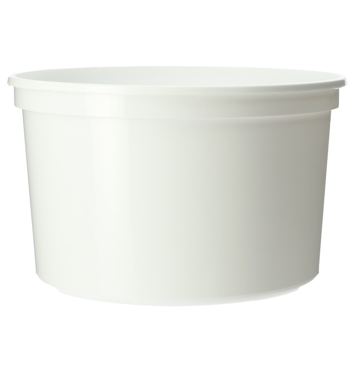 Pot en Plastique Blanc 500ml Ø11,5cm (50 Utés)