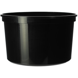 Pot en Plastique Noir 500cc Ø11,5cm (50 Unités)