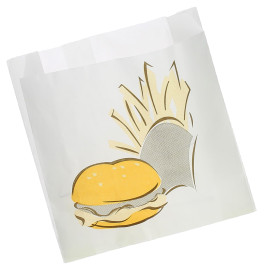 Sac Hamburger Ingraissable 15+5x16cm (100 unités)
