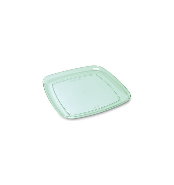 Plateau en Plastique Dur Transparent 35x35cm (5 Utés) Plateau en Plastique Dur Transparent 35x35cm (5 Utés)