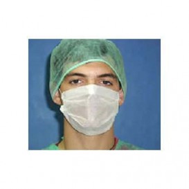 Masque Chirurgical Blanc 3 plis avec élastiques (1.000 Utés)