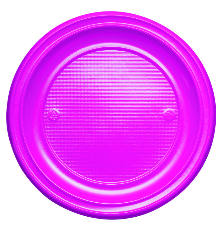 Assiette Plastique PS Plate Fuchsia Ø220mm (780 Unités) Assiette Plastique PS Plate Fuchsia Ø220mm (780 Unités)