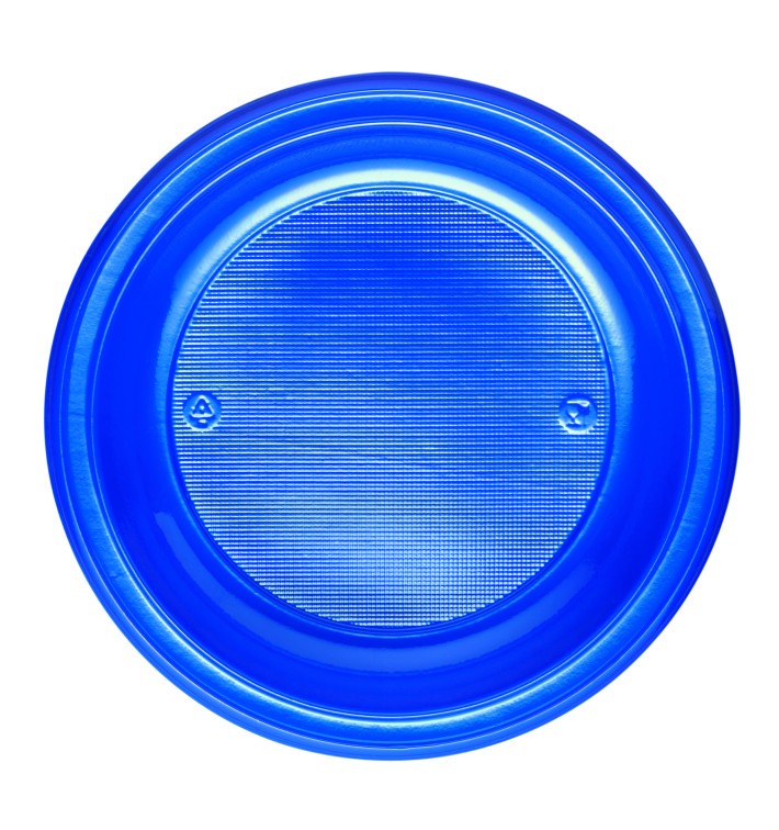 Assiette Plastique PS Creuse Bleu Foncé Ø220mm (30 Unités) Assiette Plastique PS Creuse Bleu Foncé Ø220mm (30 Unités)