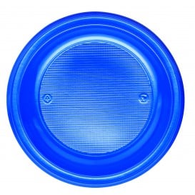 Assiette Plastique PS Creuse Bleu Foncé Ø220mm (600 Unités)