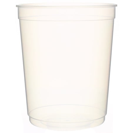 Pot en Plastique PP Tra 1000ml Ø11,5cm (50 Unités) 