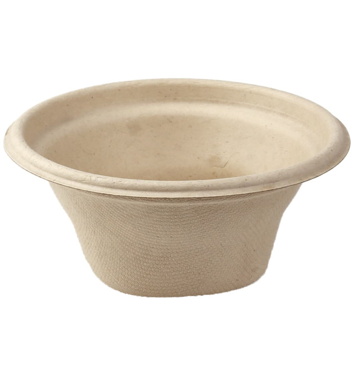 Bol Canne à Sucre 250ml Ø13cm (100 Unités) Bol Canne à Sucre 250ml Ø13cm (100 Unités)