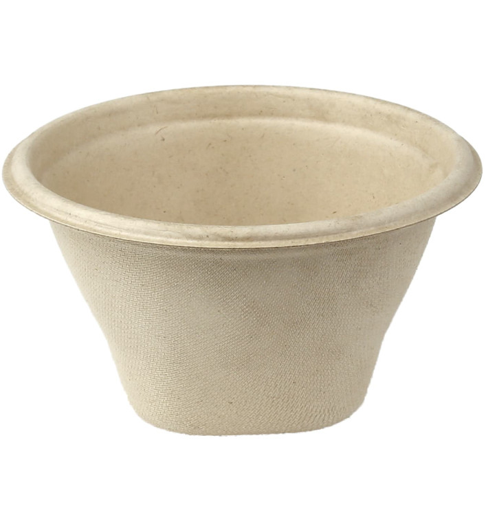 Bol Canne à Sucre 375ml Ø13cm (100 Unités) Bol Canne à Sucre 375ml Ø13cm (100 Unités)