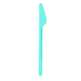 Couteau Plastique PS Bleu Clair 175mm (20 Unités)