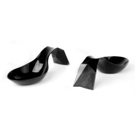 Cuillère Dégustation Bon Ton Noir 116x29mm (20 Unités)