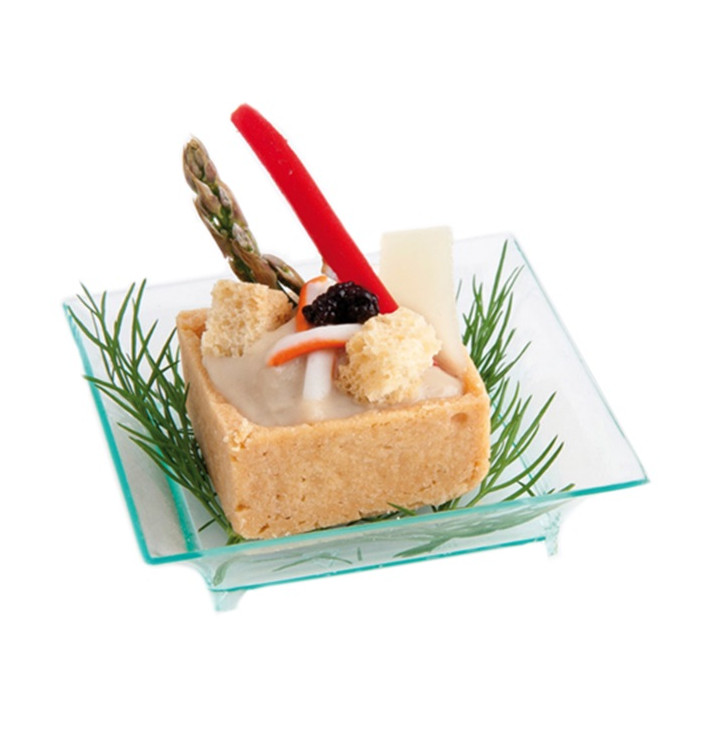 Saucières Dégustation Salsa Vert Transp. 6,5x6,5x1,5cm (720 Utés) Saucières Dégustation Salsa Vert Transp. 6,5x6,5x1,5cm (720 Utés)