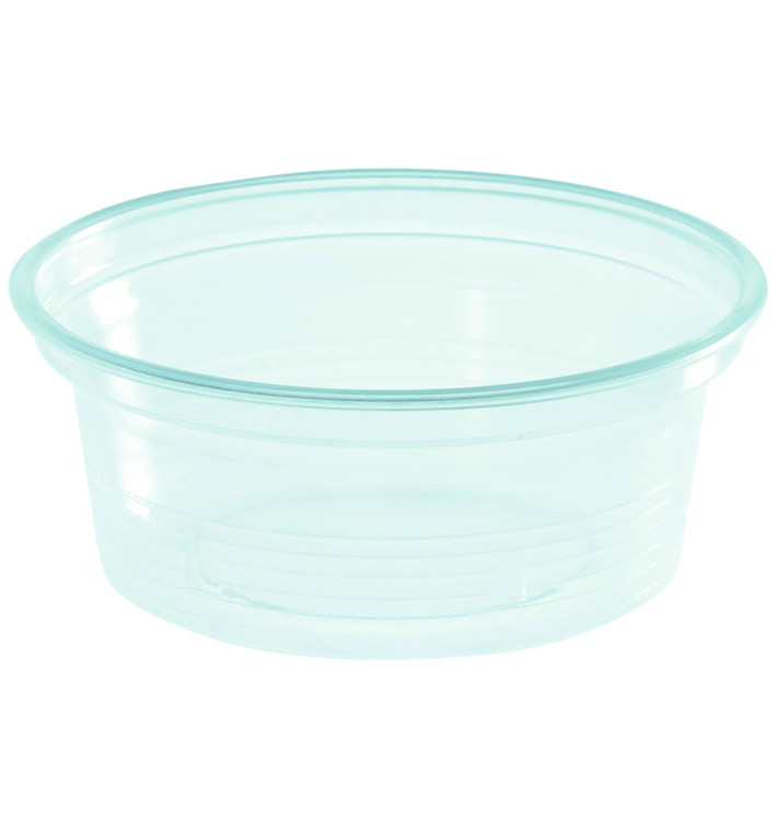 Pot à Sauce Plastique PS Trans. 50ml Ø7cm (50 Utés) Pot à Sauce Plastique PS Trans. 50ml Ø7cm (50 Utés)