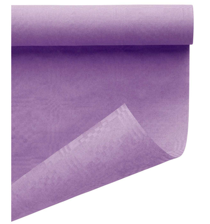 Nappe en Papier en Rouleau Lilas 1,2x7m (1 Uté) Nappe en Papier en Rouleau Lilas 1,2x7m (1 Uté)