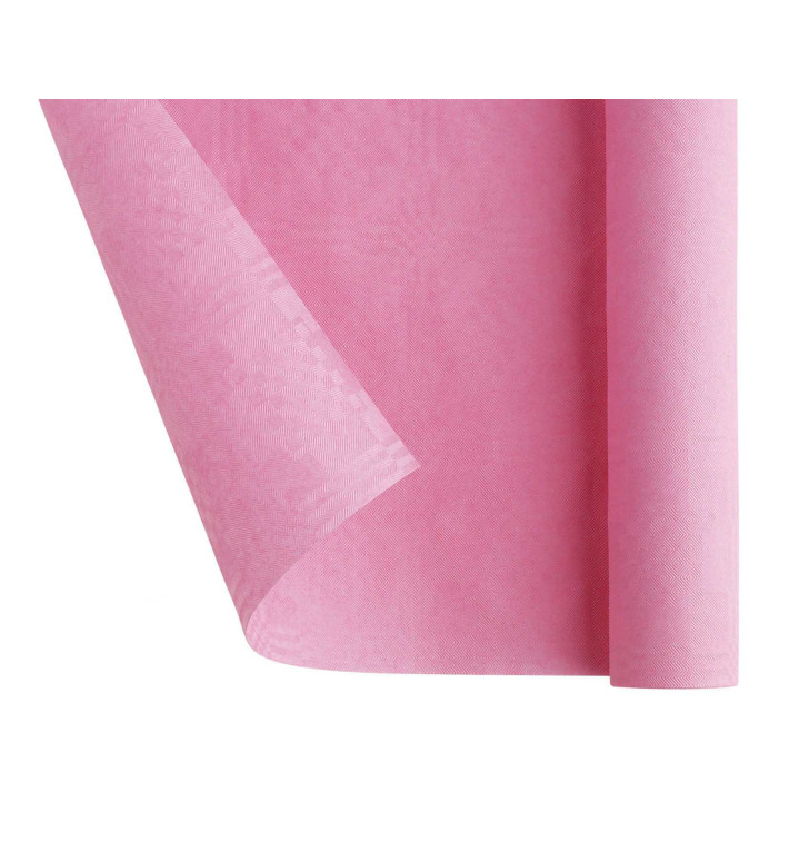 Nappe en Papier en Rouleau Rose 1,2x7m (25 Utés)