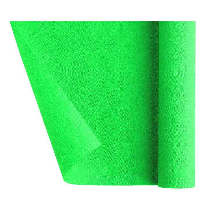 Nappe en Papier en Rouleau Vert 1,2x7m (1 Uté) Nappe en Papier en Rouleau Vert 1,2x7m (1 Uté)