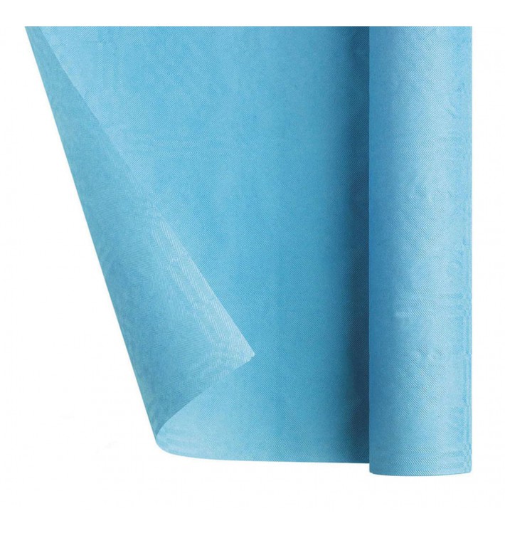 Nappe en Papier en Rouleau Bleu Clair 1,2x7m (1 Uté)