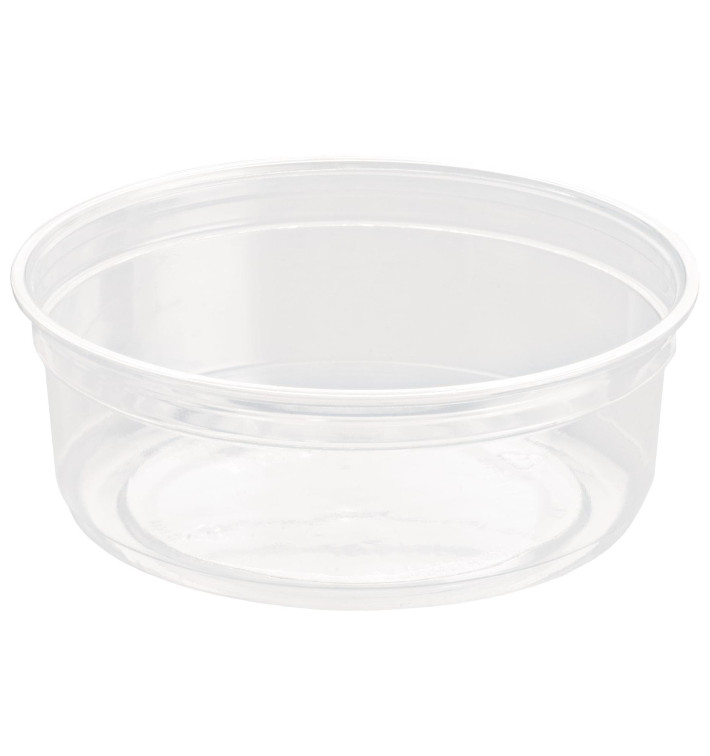 Récipient en Plastique rPET DeliGourmet 8OZ/237ml (500 Utés) Récipient en Plastique rPET DeliGourmet 8OZ/237ml (500 Utés)
