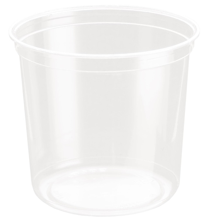 Récipient en Plastique rPET DeliGourmet 24Oz/710ml (50 Utés) Récipient en Plastique rPET DeliGourmet 24Oz/710ml (50 Utés)