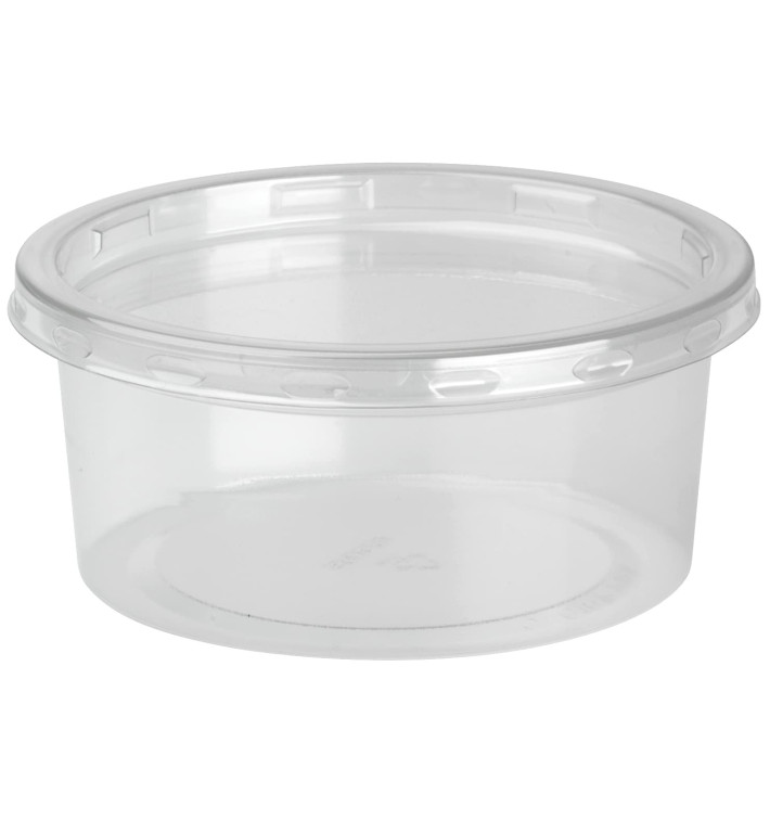 Récipient rPET DeliLite et Couvercle 7,6OZ/217ml (500 Utés) Récipient rPET DeliLite et Couvercle 7,6OZ/217ml (500 Utés)
