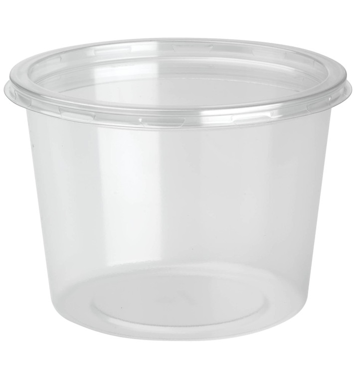 Récipient Plastique rPET DeliLite avec Couvercle 24,6 Oz/700ml (50 Unités) Récipient Plastique rPET DeliLite avec Couvercle 24,6 Oz/700ml (50 Unités)