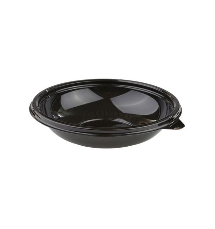 Bol en Plastique Noir PET 375ml Ø140mm (50 Utés) Bol en Plastique Noir PET 375ml Ø140mm (50 Utés)