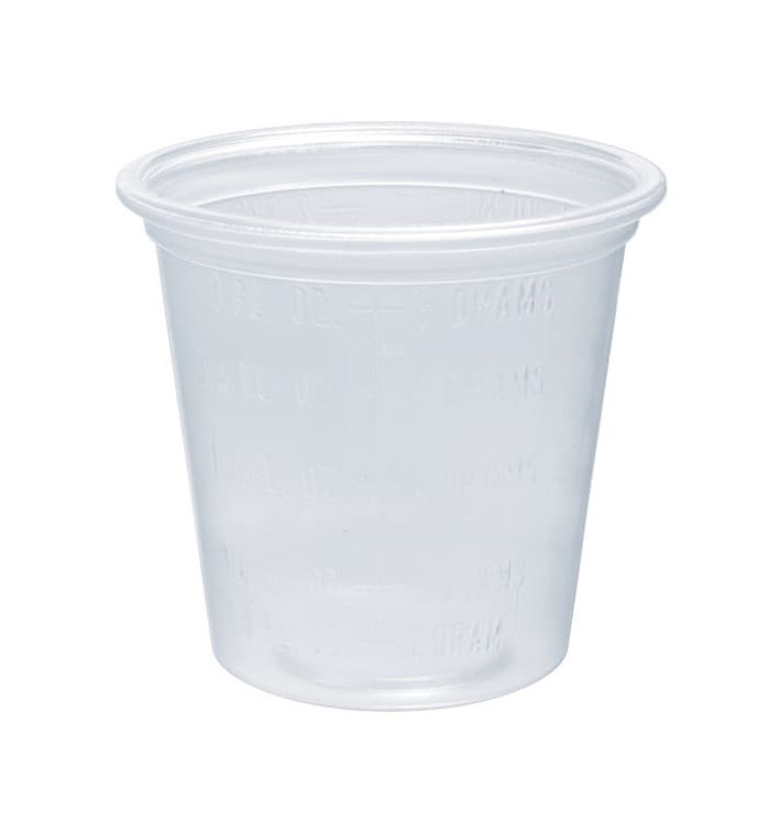 Pot à Sauce PP Trans. Doseur 35ml Ø4,8cm (2500 Utés) Pot à Sauce PP Trans. Doseur 35ml Ø4,8cm (2500 Utés)