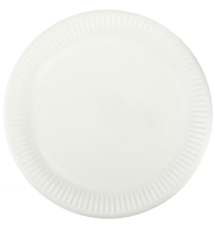 Assiette en Papier Blanc Ø23cm (50 Unités) Assiette en Papier Blanc Ø23cm (50 Unités)