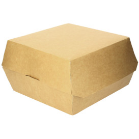 Boîte à Hamburgueur Kraft Mega 18x16,5x9 cm (25 Utés)