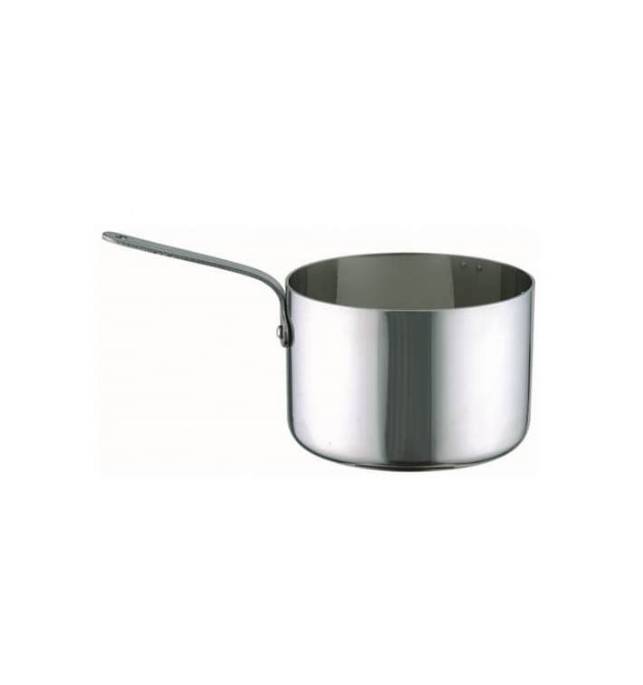 Mini Cassserole en Acier Inoxydable Ø7x4,5cm (1 Uté) Mini Cassserole en Acier Inoxydable Ø7x4,5cm (1 Uté)