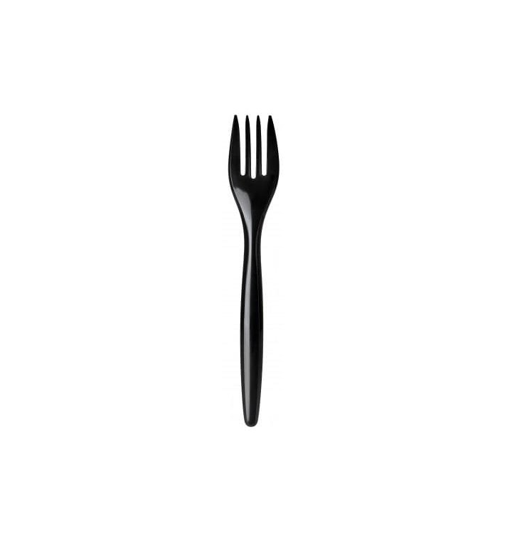 Fourchette Plastique Luxury Noire 175mm (100 Unités) Fourchette Plastique Luxury Noire 175mm (100 Unités)