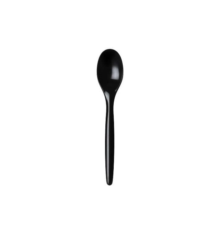 Cuillère Plastique Luxury Noire 175mm (100 Unités) Cuillère Plastique Luxury Noire 175mm (100 Unités)