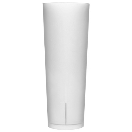 Gobelet Tube Réutilisable PP Translucide 330ml (10 Utés)