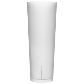 Gobelet Tube Réutilisable PP Translucide 330ml (420 Utés)