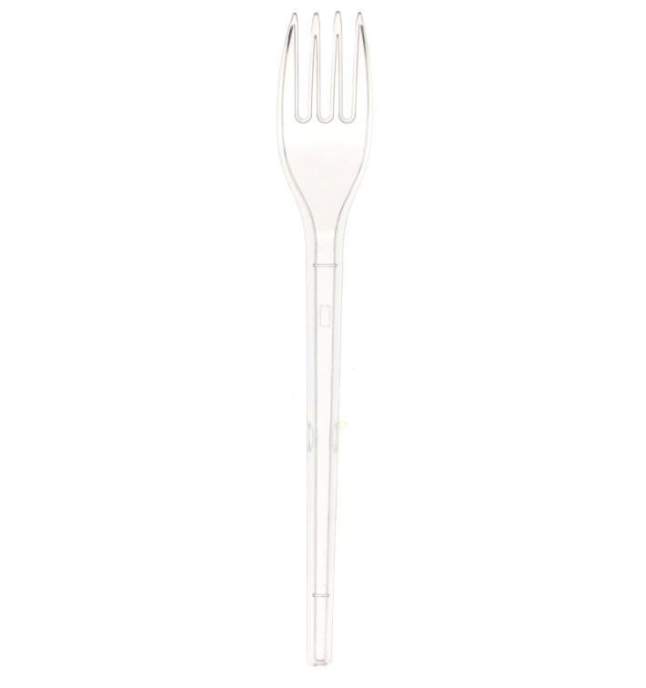 Fourchette Plastique PS Transparent 170mm (3000 Unités) Fourchette Plastique PS Transparent 170mm (3000 Unités)