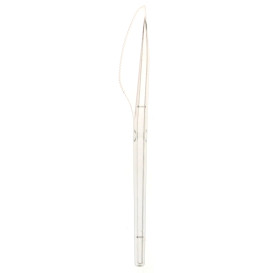 Couteau Plastique PS Transparent 170mm (100 Unités)