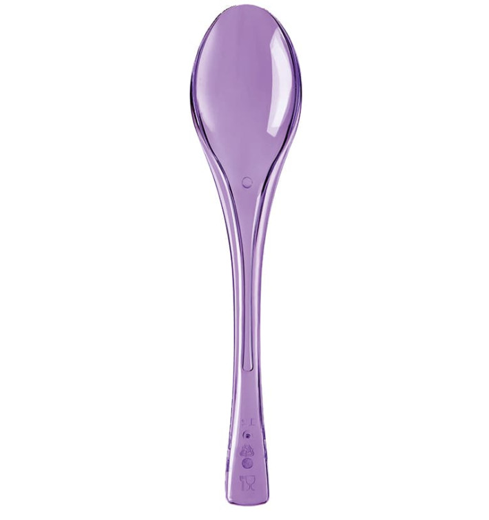 Cuillère Plastique Fly Lilas Transp. 145mm (3000 Unités) Cuillère Plastique Fly Lilas Transp. 145mm (3000 Unités)