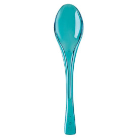 Cuillère Plastique Fly turquoise Transp 145mm (3000 Unités)