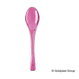 Cuillère Plastique Fly fuchsia Transp. 145mm (3000 Unités)