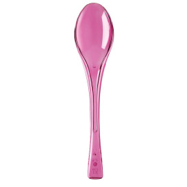 Cuillère Plastique Fly fuchsia Transp. 145mm (3000 Unités)